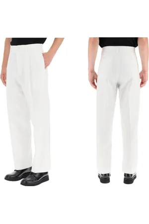 Dior Chinohose Homme Cropped Loose Fit Verdeckter Reiß- und Knopfverschluss - Verkäufer: eldigo