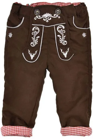 BONDI Trachtenlederhose Baby Jungen Kunstlederhose - lang gefüttert 91586 - Verkäufer: Trachtenland