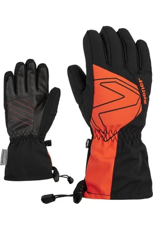 Ziener Skihandschuhe LAVAL AS(R) AW glove junior black.burnt orange - Verkäufer: Alpensportler