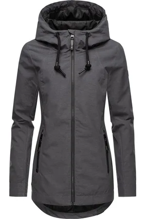 Ragwear Outdoorjacke Zuzka stylische Übergangsjacke mit großer Kapuze