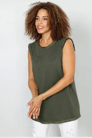 Miamoda Longtop Top Fransen - Verkäufer: Popken Fashion Group