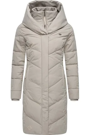 Ragwear Winterjacke Natalka II stylischer, gesteppter Winterparka mit gefütterter Kapuze