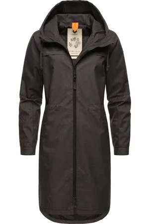 Ragwear Outdoorjacke Belinka Wasserdichte lange und sehr leichte Übergangsjacke