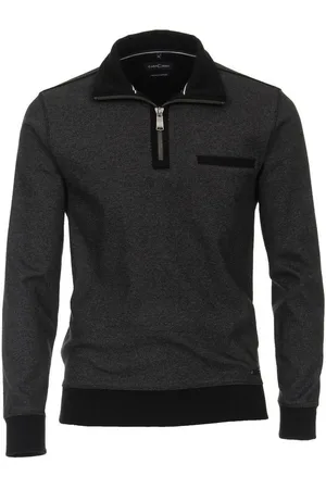 Casa Moda Sweatshirt SNOS Sweatshirt mit Zip, 756 anthrazit - Verkäufer: Dettmer + Mueller KG