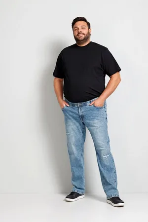 Boston Park 5-Pocket-Jeans Jeans Bauchfit destroyed 5-Pocket - Verkäufer: Popken Fashion Group