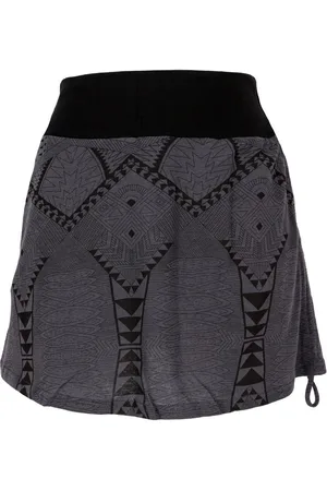GURU-SHOP Minirock Minirock, Yogarock zum Raffen mit.. alternative Bekleidung - Verkäufer: