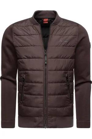 Ragwear Steppjacke Hallmar Coole Herren Übergangsjacke mit weichen Ripp-Ärmeln
