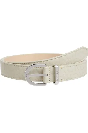 Calvin Klein Synthetikgürtel ROUND BUCKLE BELT 2.5 EPI MONO