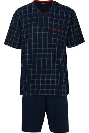 Götzburg Pyjama Herren-Shorty Single-Jersey Karo - Verkäufer: Erwin Müller