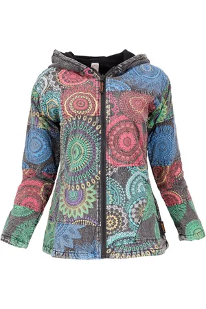GURU-SHOP Langjacke Boho Hippie chic Jacke, warm gefütterte.. alternative Bekleidung - Verkäufer: