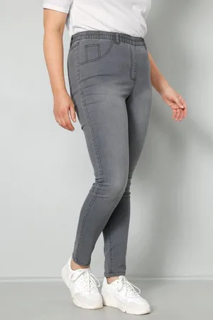 Miamoda Leggings Jeggings Elastikbund mit Gürtelschlaufen - Verkäufer: Popken Fashion Group