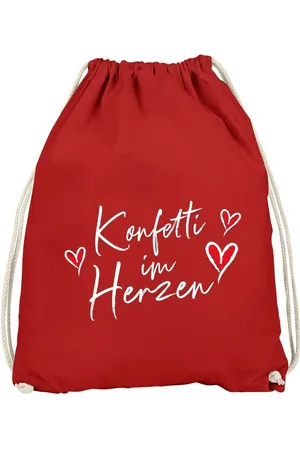 MoonWorks Turnbeutel Turnbeutel Fasching Karneval Spruch lustig #Konfetti im Herzen - Verkäufer: Akowi