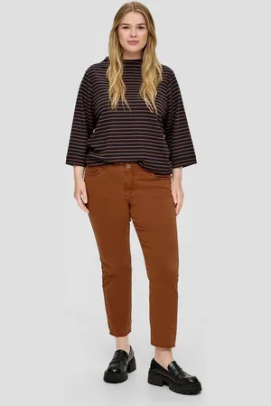 QS by s.Oliver Stoffhose Jeans Slim / Mid Rise Label-Patch - Verkäufer: s.Oliver
