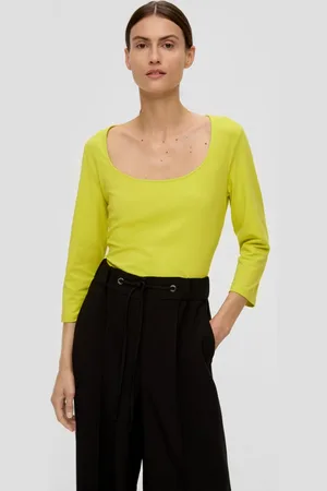 QS by s.Oliver 3/4-Arm-Shirt Longsleeve aus Baumwollstretch - Verkäufer: s.Oliver
