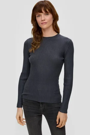QS by s.Oliver Strickpullover Rippstrickpullover aus Viskosemix - Verkäufer: