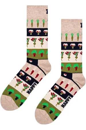 Happy Socks Freizeitsocken Socken Veggie Beige - Verkäufer: Wohlleben Sports