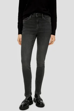 QS by s.Oliver 7/8-Jeans Jeans Izabell / Skinny Fit / High Rise / Skinny Leg Leder-Patch - Verkäufer: