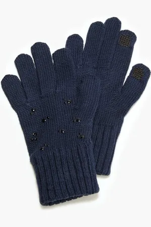 QS by s.Oliver Strickhandschuhe Handschuhe aus Modalmix Rippbündchen - Verkäufer: