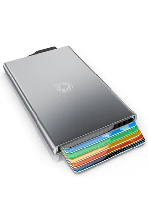 APLIC Kartenetui Karten Schutzhülle aus Alu für 6 Karten NFC / RFID Abschirmung Blocker, NFC / RFID Abschirmung Blocking, Kartentresor, Kartenetui - Verkäufer: Ganz Einfach