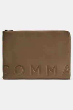 Comma, Tragetasche Hochwertige Laptop-Tasche aus Leder, Logo - Verkäufer: s.Oliver
