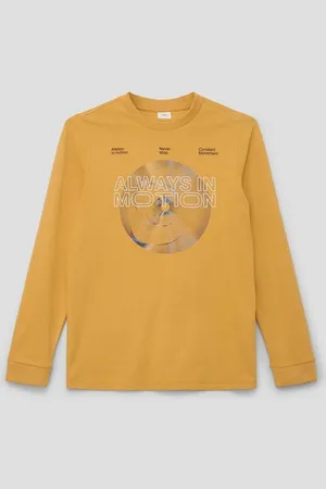 QS by s.Oliver Langarmshirt Longsleeve mit Frontprint - Verkäufer:
