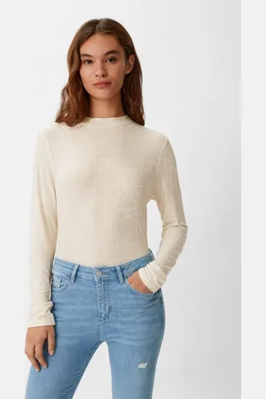 Comma, Langarmshirt Longsleeve mit Logo-Muster - Verkäufer: s.Oliver