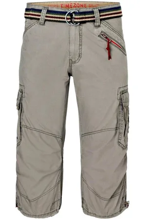 Timezone Cargoshorts Miles TZ 3/4 Cargoshorts in Military Grey - Verkäufer: Citykaufhaus
