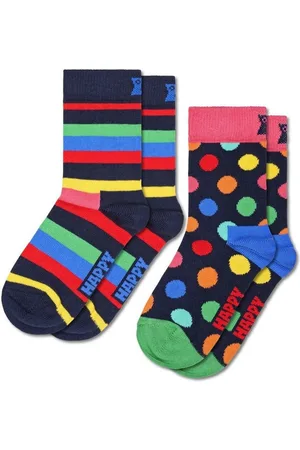 Happy Socks Freizeitsocken 2-Pack Kids Stripe Socken - Verkäufer: MOOLOOLABAS