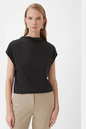 Comma, Shirttop Ärmelloses Shirt aus Strickjersey - Verkäufer: s.Oliver
