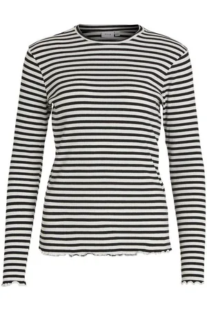 VILA Langarmshirt Thessa (1-tlg) Plain/ohne Details - Verkäufer: Mary & Paul