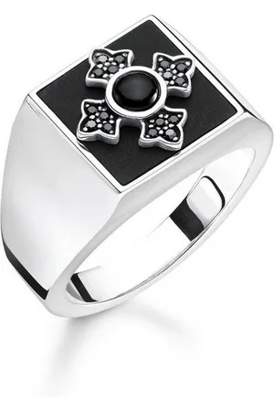 Thomas Sabo Silberring TR2209-641-11 Ring Herren Royalty Kreuz Sterling-Silber Gr. 62 - Verkäufer: Karat24