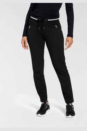 KangaROOS Jerseyhose mit Piqué-Struktur und Streifen-Detail