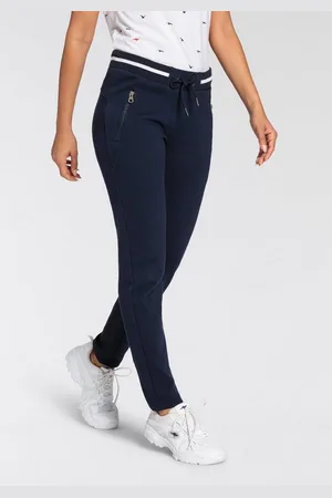 KangaROOS Jerseyhose mit Piqué-Struktur und Streifen-Detail