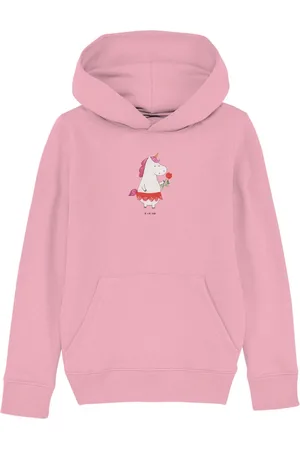 Mr. & Mrs. Panda Hoodie Einhorn Dame 9-11 Jahre (134/146) - Cotton Pink - Geschenk, Jungen Ho (1-tlg) Unikat - Verkäufer: