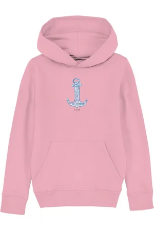 Mr. & Mrs. Panda Hoodie Anker Blau 12-14 Jahre (152/164) - Cotton Pink - Geschenk, Jungen Obe (1-tlg) Umweltfreundlich - Verkäufer: