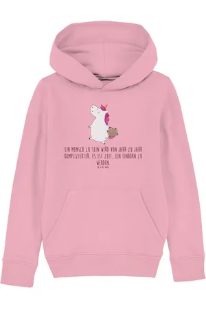 Mr. & Mrs. Panda Hoodie Einhorn Koffer 12-14 Jahre (152/164) - Cotton Pink - Geschenk, Jungen (1-tlg) Leuchtende Farben - Verkäufer: