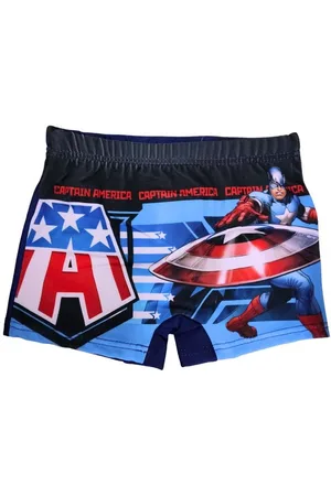 The Avengers Badehose Captain America Schwimmhose - Jungen Bademode Gr. 98 - 128 cm - Verkäufer: Starkids Licensed Brands and more