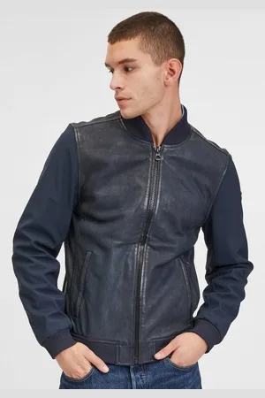 Mauritius Lederjacke GMHorizan mit Ärmel im Hybrid-Style