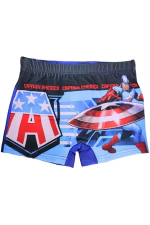 The Avengers Badehose Captain America Schwimmhose - Jungen Bademode Gr. 98 - 128 cm - Verkäufer: Starkids Licensed Brands and more