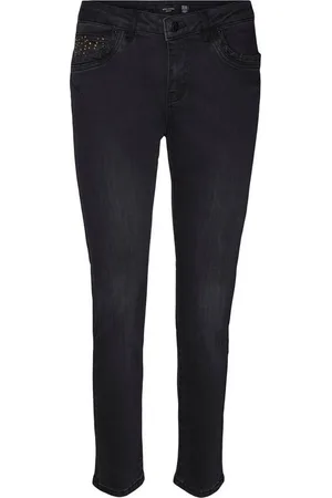 VERO MODA Tapered-fit-Jeans YOURS (1-tlg) Pailletten - Verkäufer: Mary & Paul