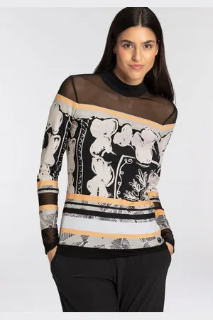 Sportalm Print-Shirt mit Mesheinsatz
