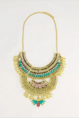 Ulla Popken Armband Statement-Kette Schmucksteine - Verkäufer: Popken Fashion Group