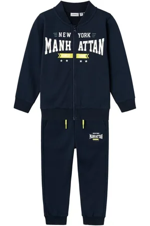 NAME IT Jogginganzug, NMMBOVE LS SWE CARD/SWE PANT SET PB - Verkäufer: Dorins Kindermode