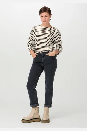 hessnatur 5-Pocket-Jeans Bea High Rise Straight Cropped aus COREVA™ (1-tlg) - Verkäufer: