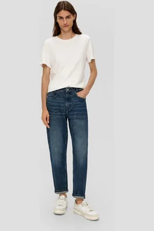 QS by s.Oliver 7/8-Jeans Ankle-Jeans Franciz / Relaxed Fit / Mid Rise / Tapered Leg Waschung - Verkäufer: