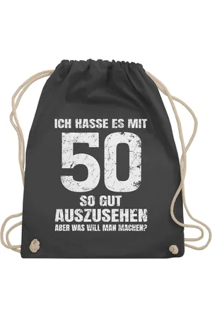 Shirtracer Turnbeutel Ich hasse es mit fünfzig so gut auszusehen aber was will man machen? w, 50. Geburtstag - Verkäufer: