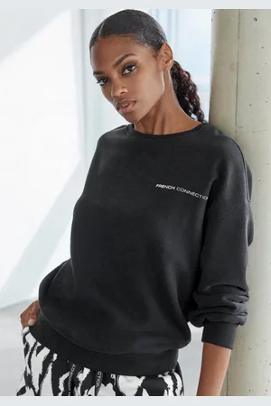 French Connection Sweatshirt mit Schriftzug auf dem Rücken
