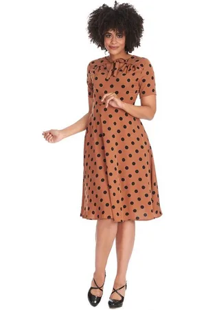 Banned Retro A-Linien-Kleid Retro Swingkleid Set Sail Vintage Polka Dot Dress 50s Pünktchen Kleid - Verkäufer: Schompi Trading e.K.