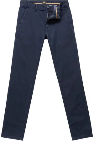 HUGO BOSS Chinohose Chino_tapered mit BOSS Logo hinten