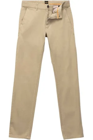 HUGO BOSS Chinohose Chino_tapered mit BOSS Logo hinten